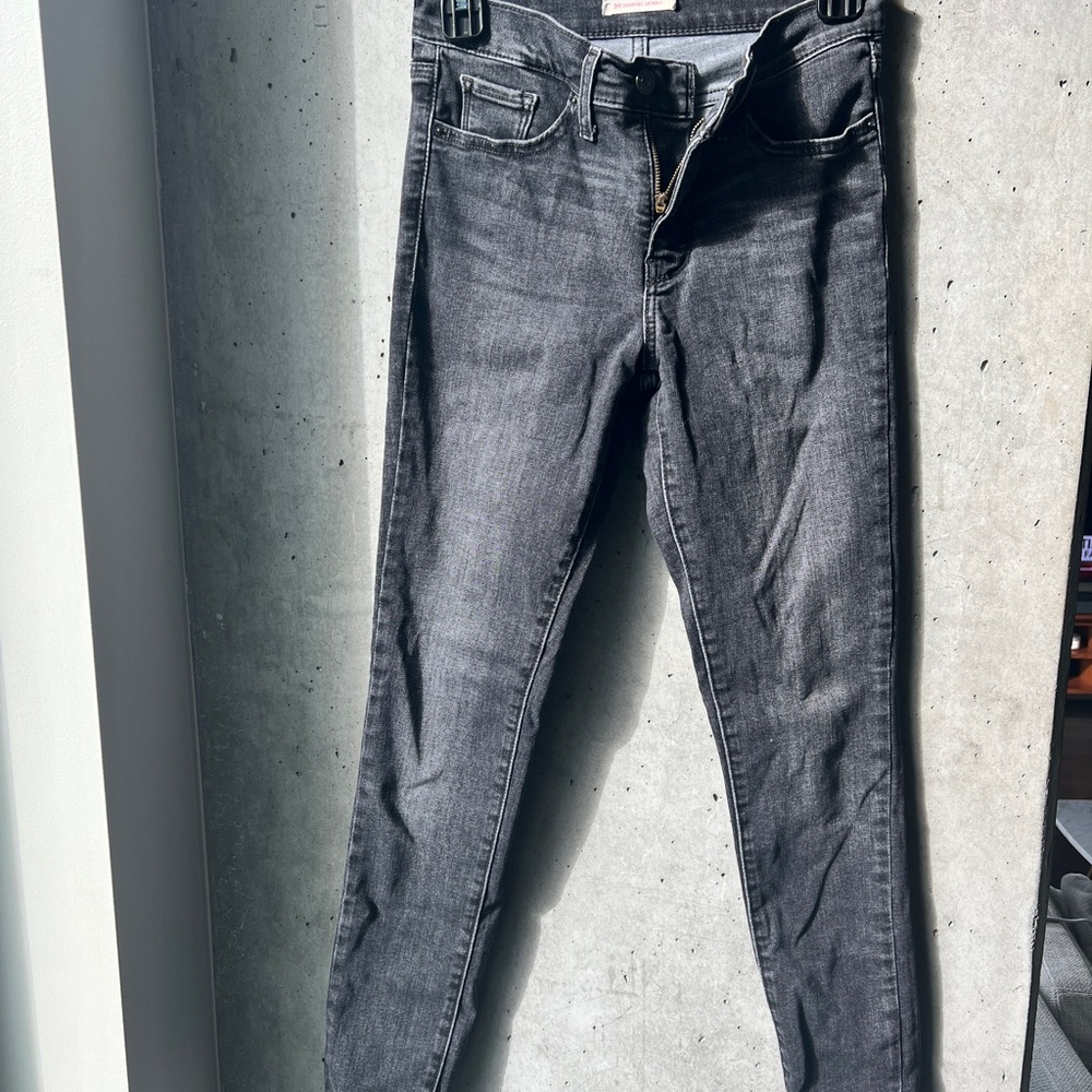 Women's Levi’s washed black skinny Jeans